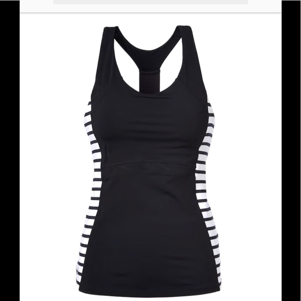 Athleta stripped racerback tank